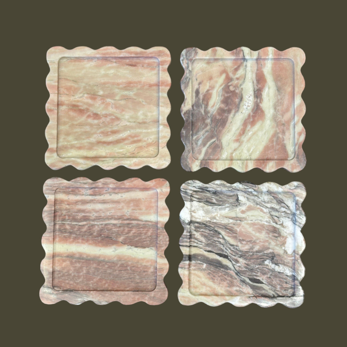 Box Coaster Set