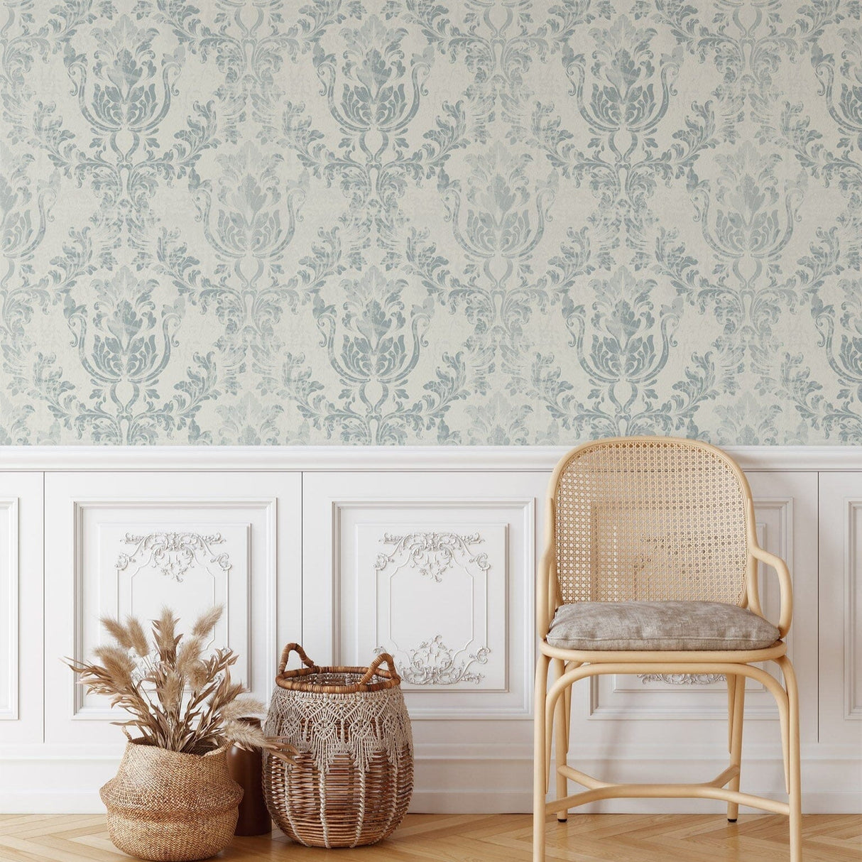 Vintage Damask Wallpaper