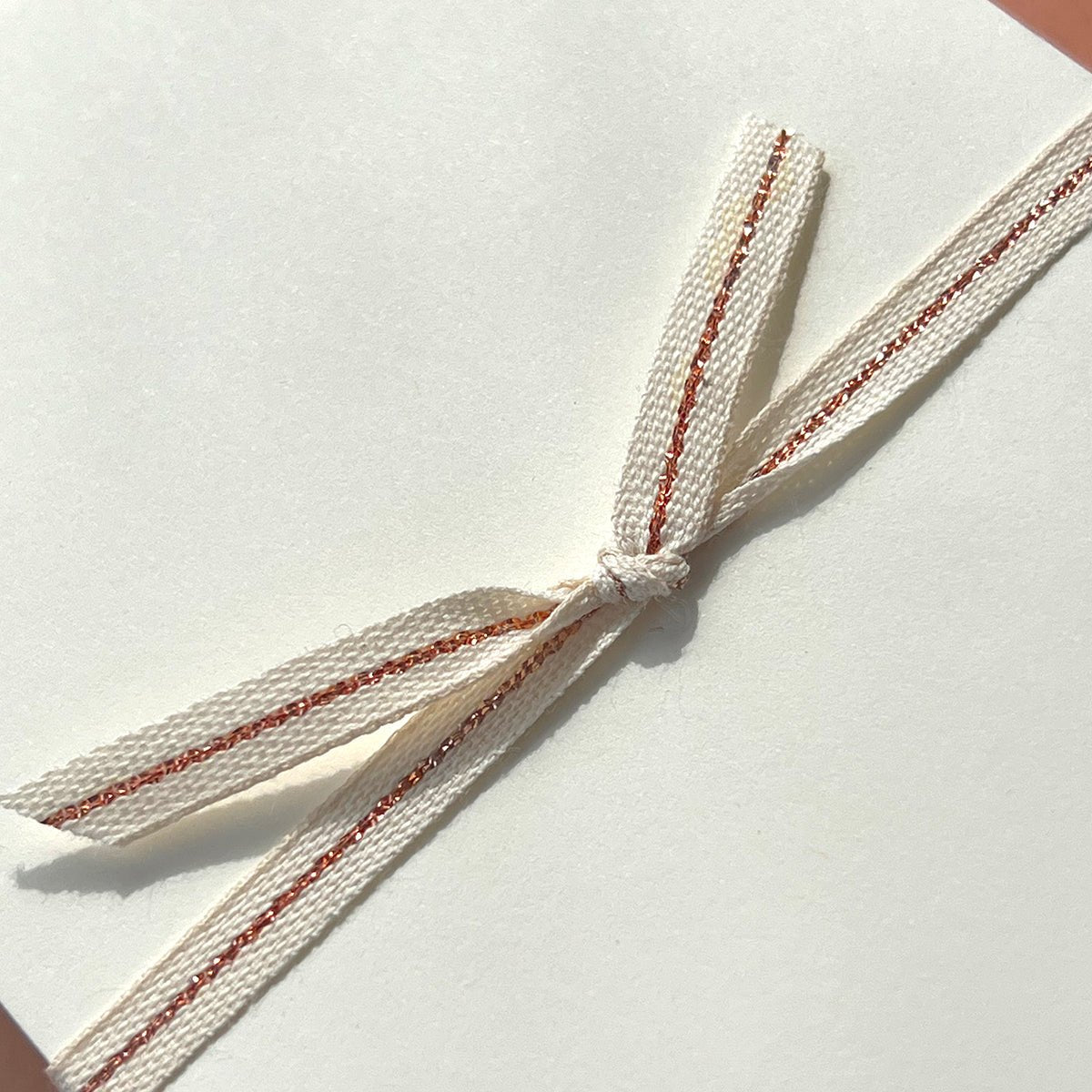 Ivory Notebooks with Rose Gold Edging (set of 2)