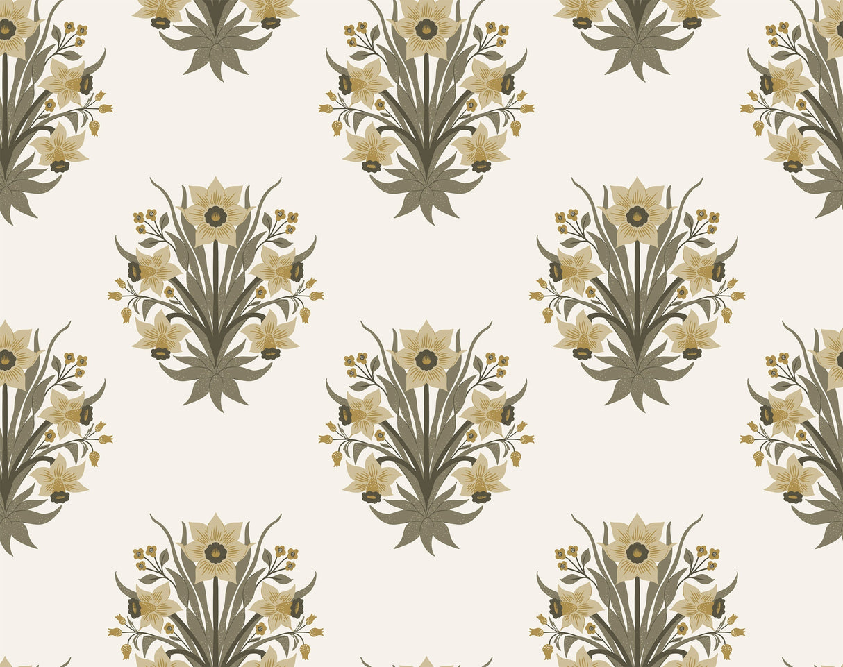 Elegant Daffodils Wallpaper - Exclusive Luxe