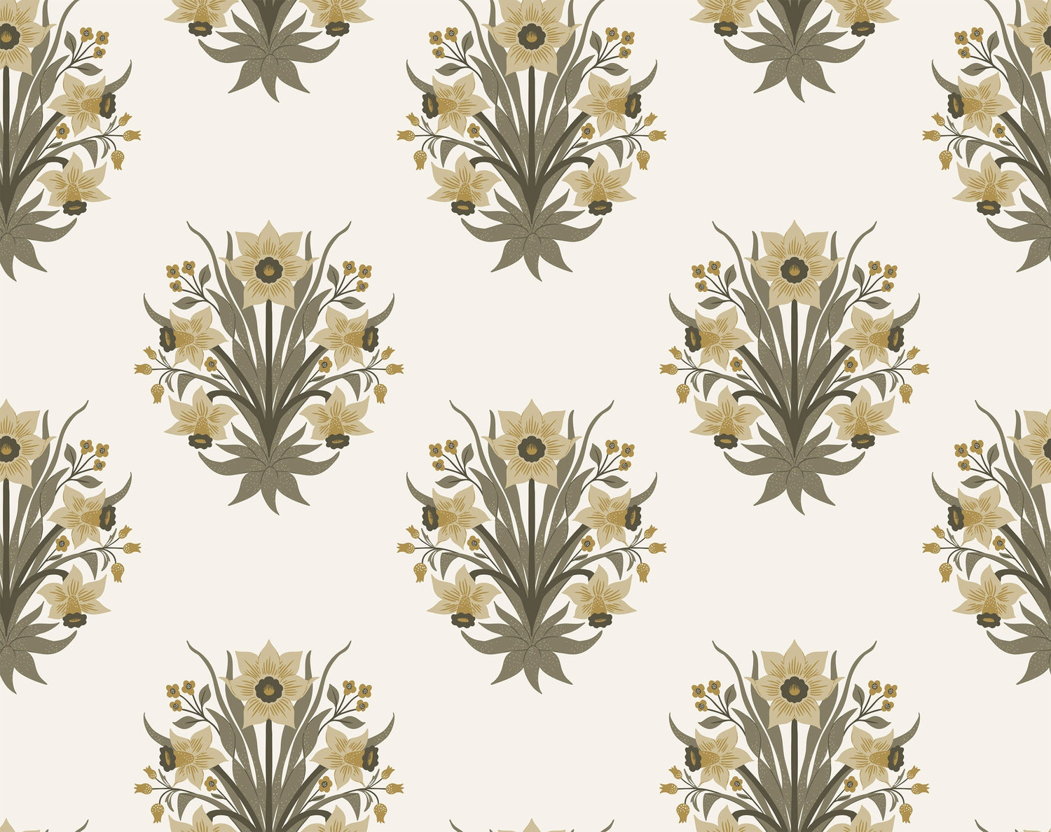 Elegant Daffodils Wallpaper - Exclusive Luxe