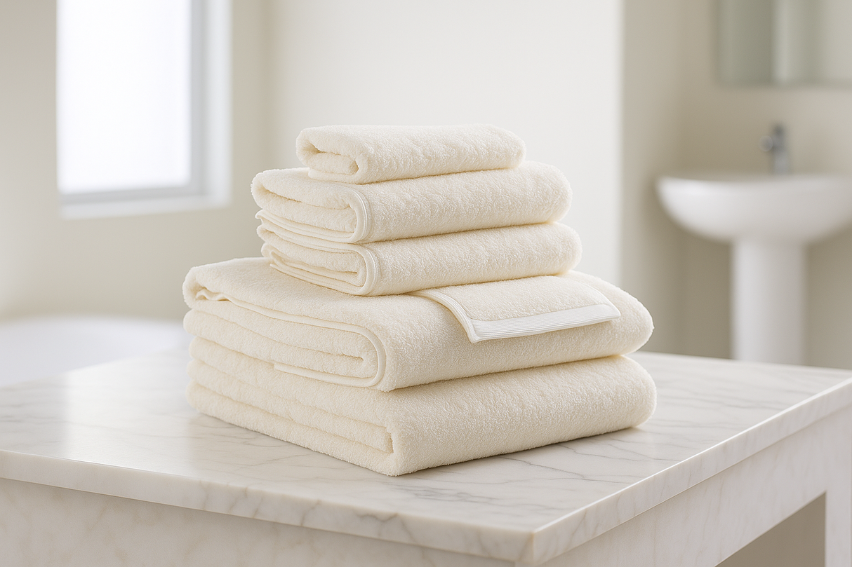 100% Organic Cotton Bath Towels Collection