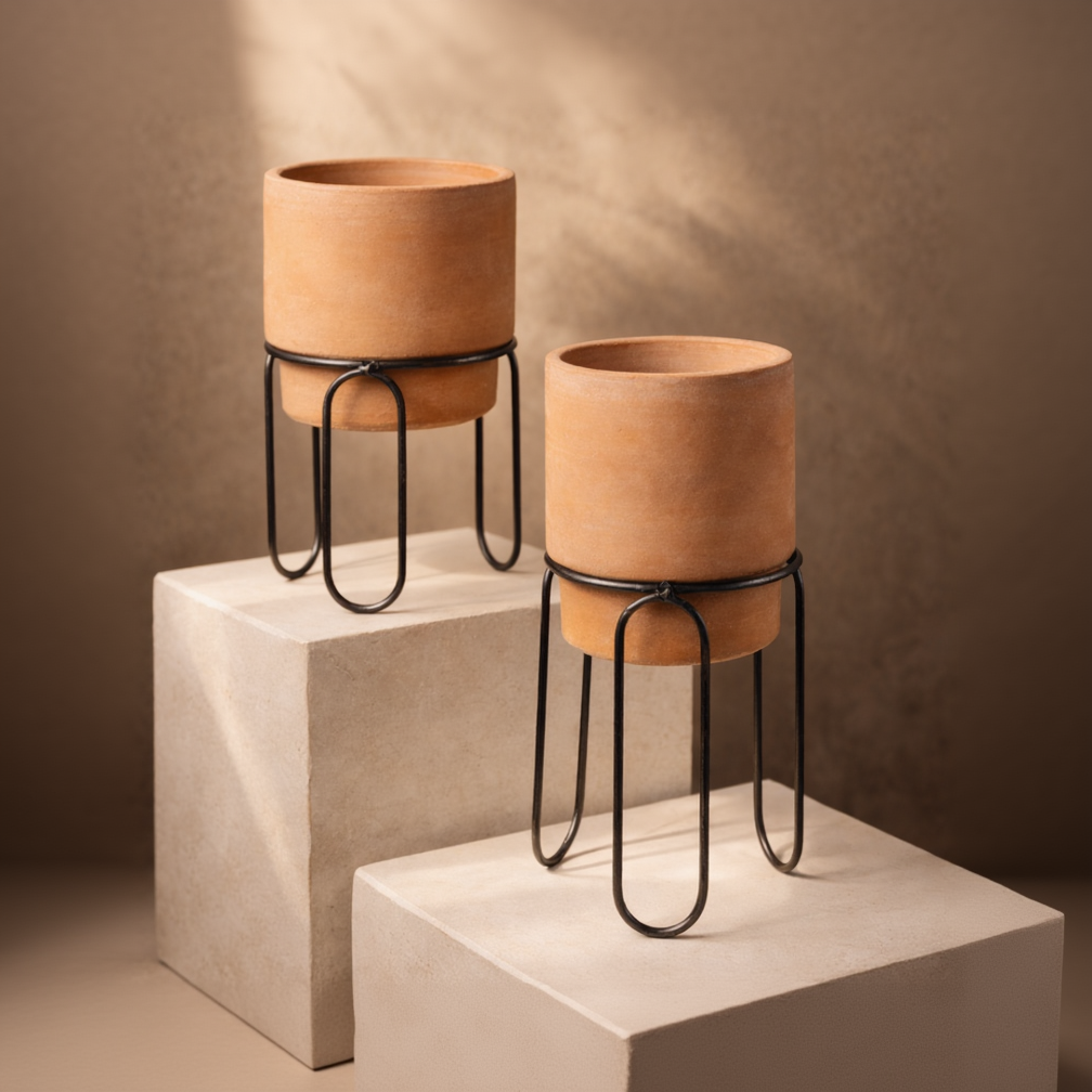 Jaro Terracotta Planters by MESO