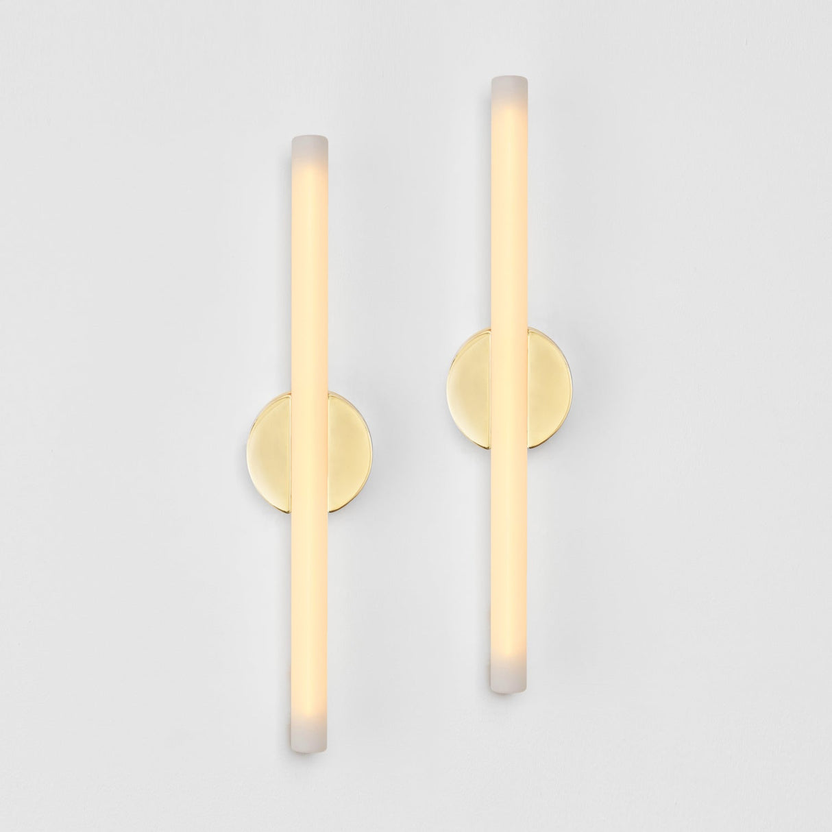 Kilter 1.0 Wall Light in Solid Brass - Set of 2