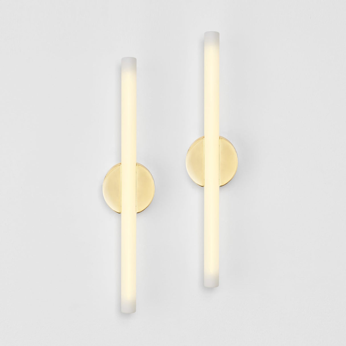 Kilter 1.0 Wall Light in Solid Brass - Set of 2