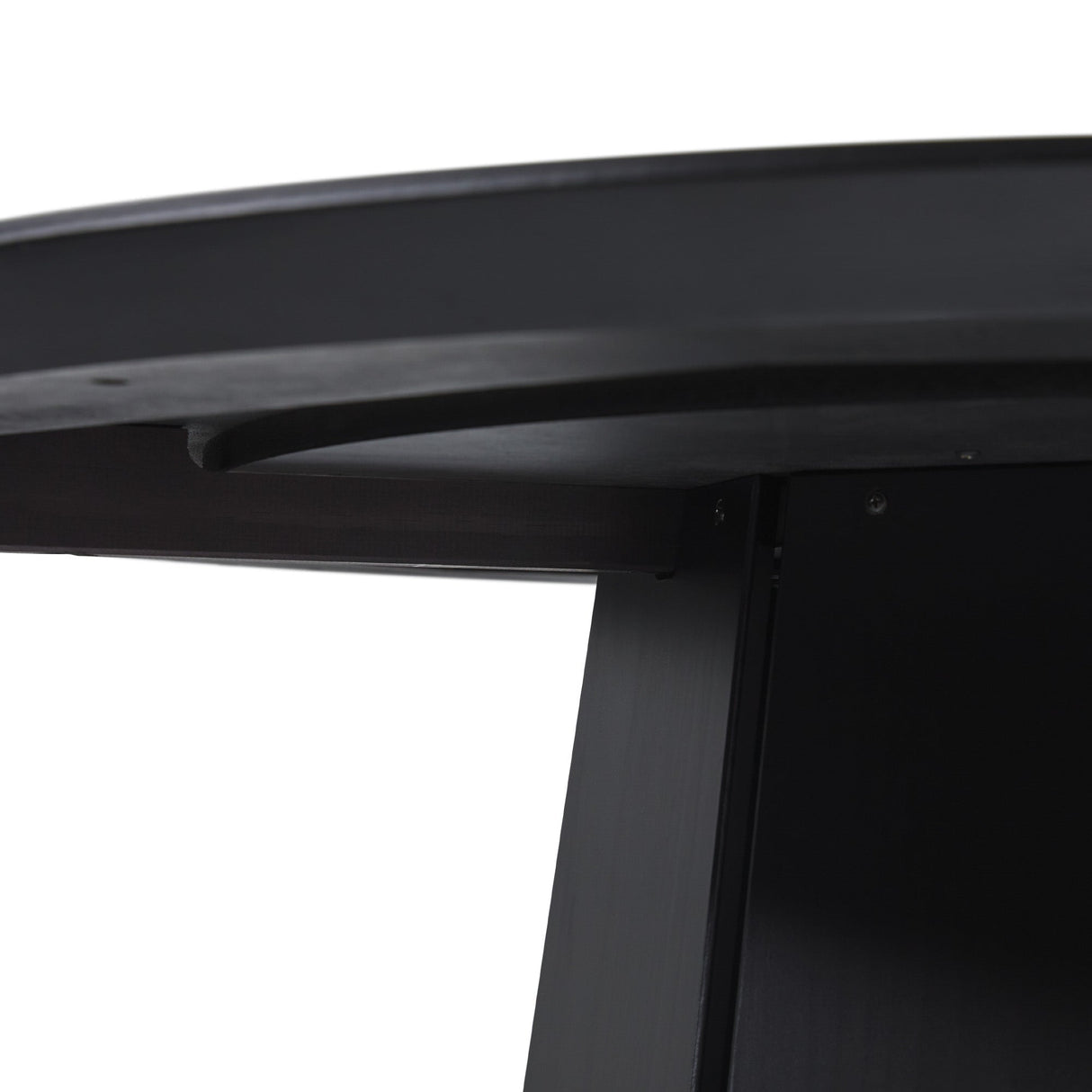 Koa 48" Round Solid Wood Pedestal Dining Table