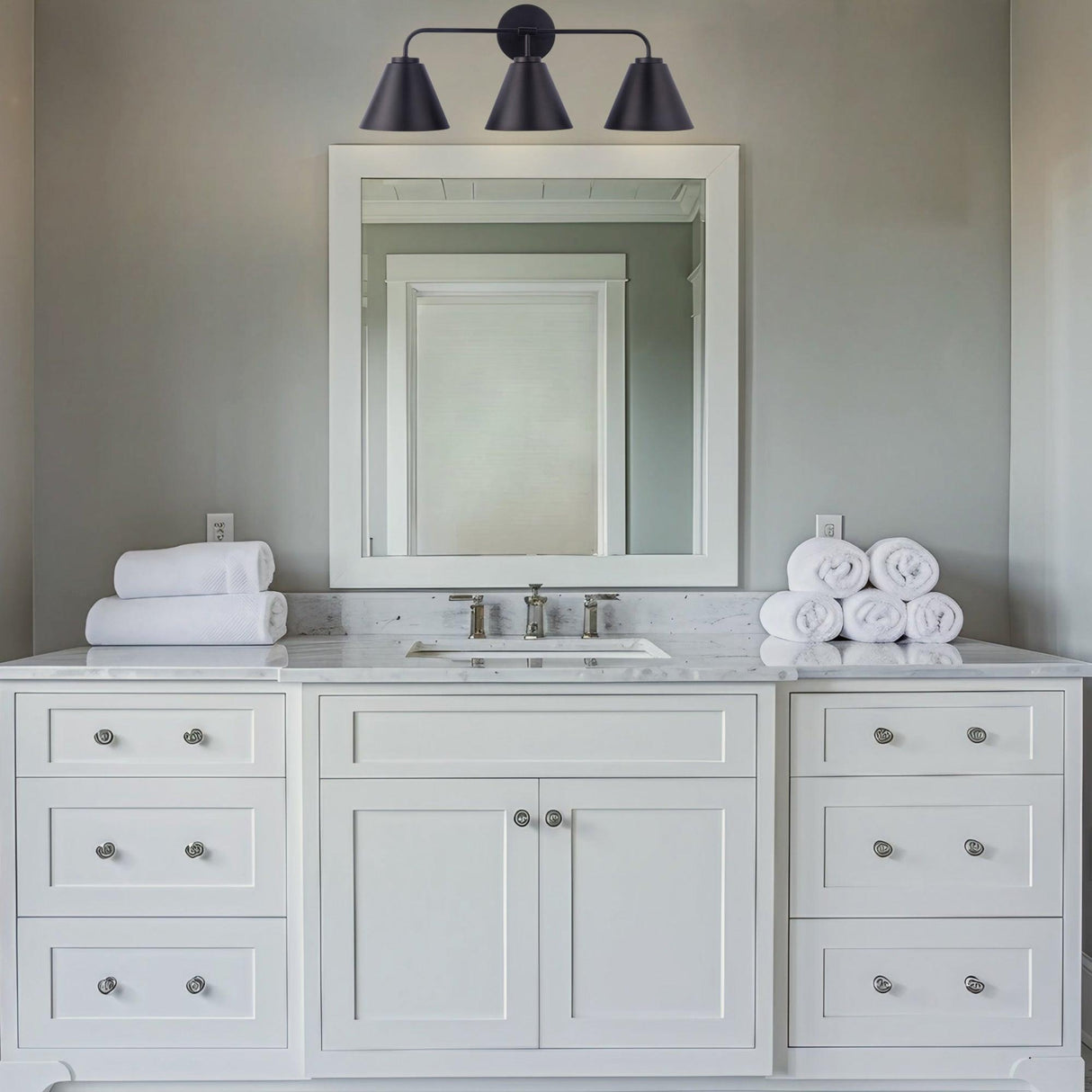 Loft Lantern Modern 3-Light Vanity Light