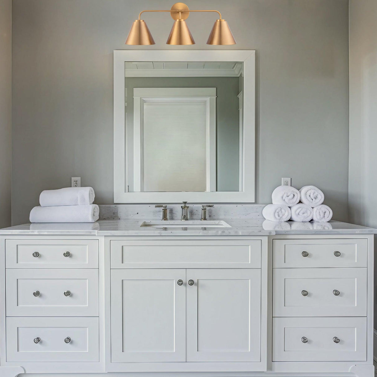 Loft Lantern Modern 3-Light Vanity Light