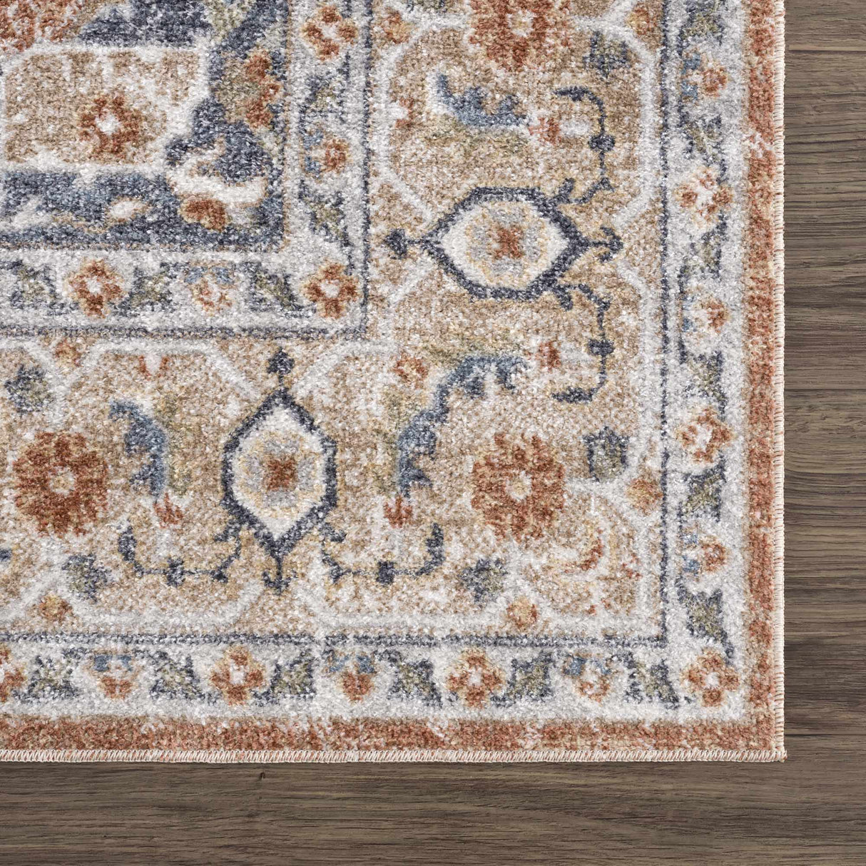 Gael Rust Boutique Washable Rug