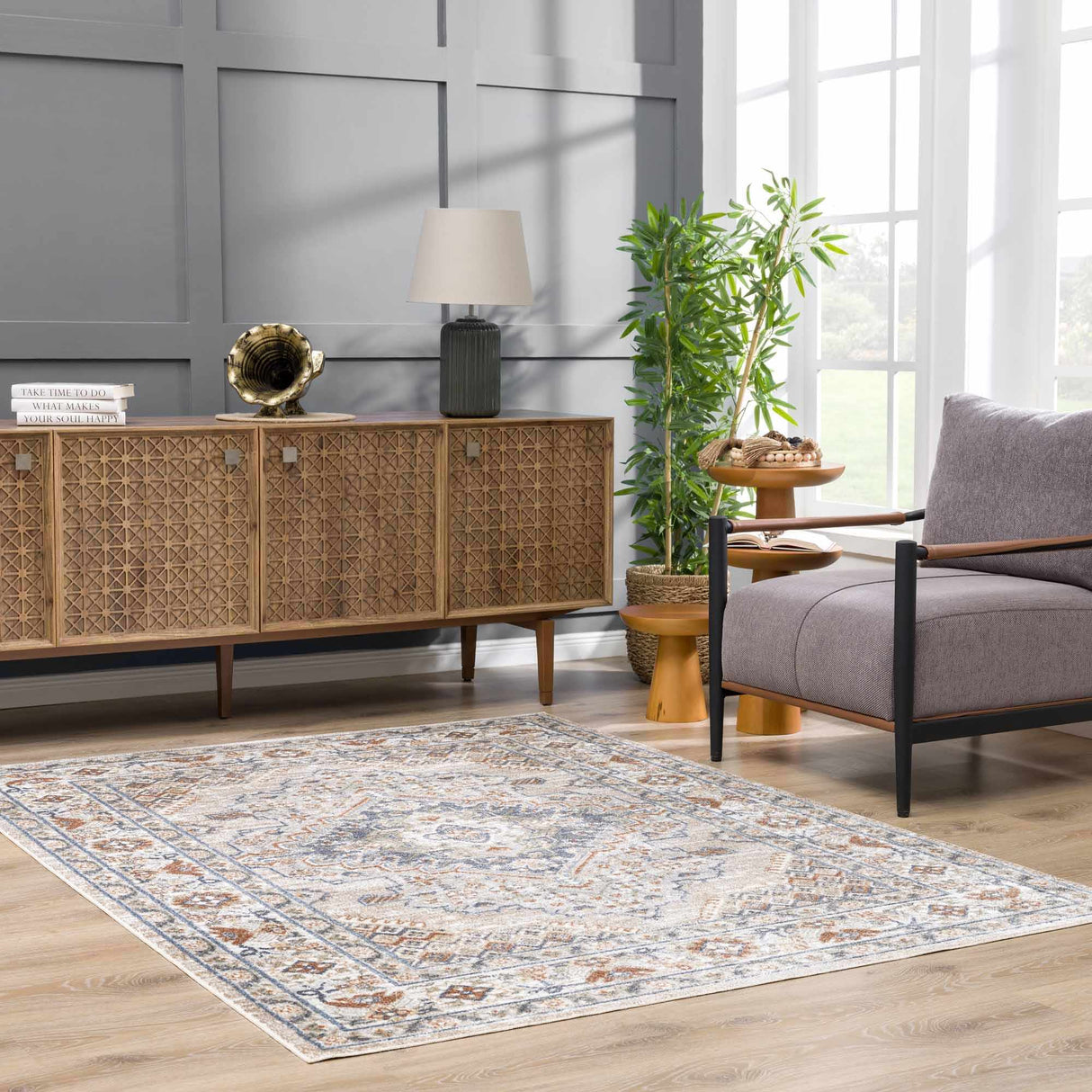 Erez Flat Pile Washable Rug - Promo