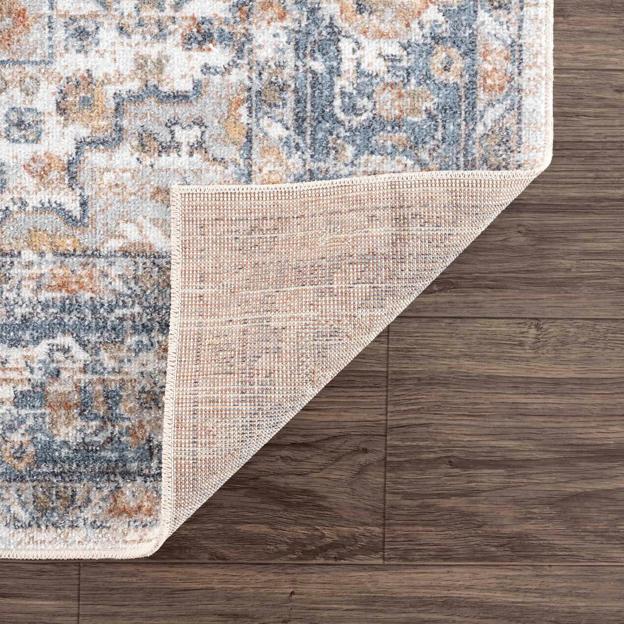Ezri Flat Pile Washable Rug