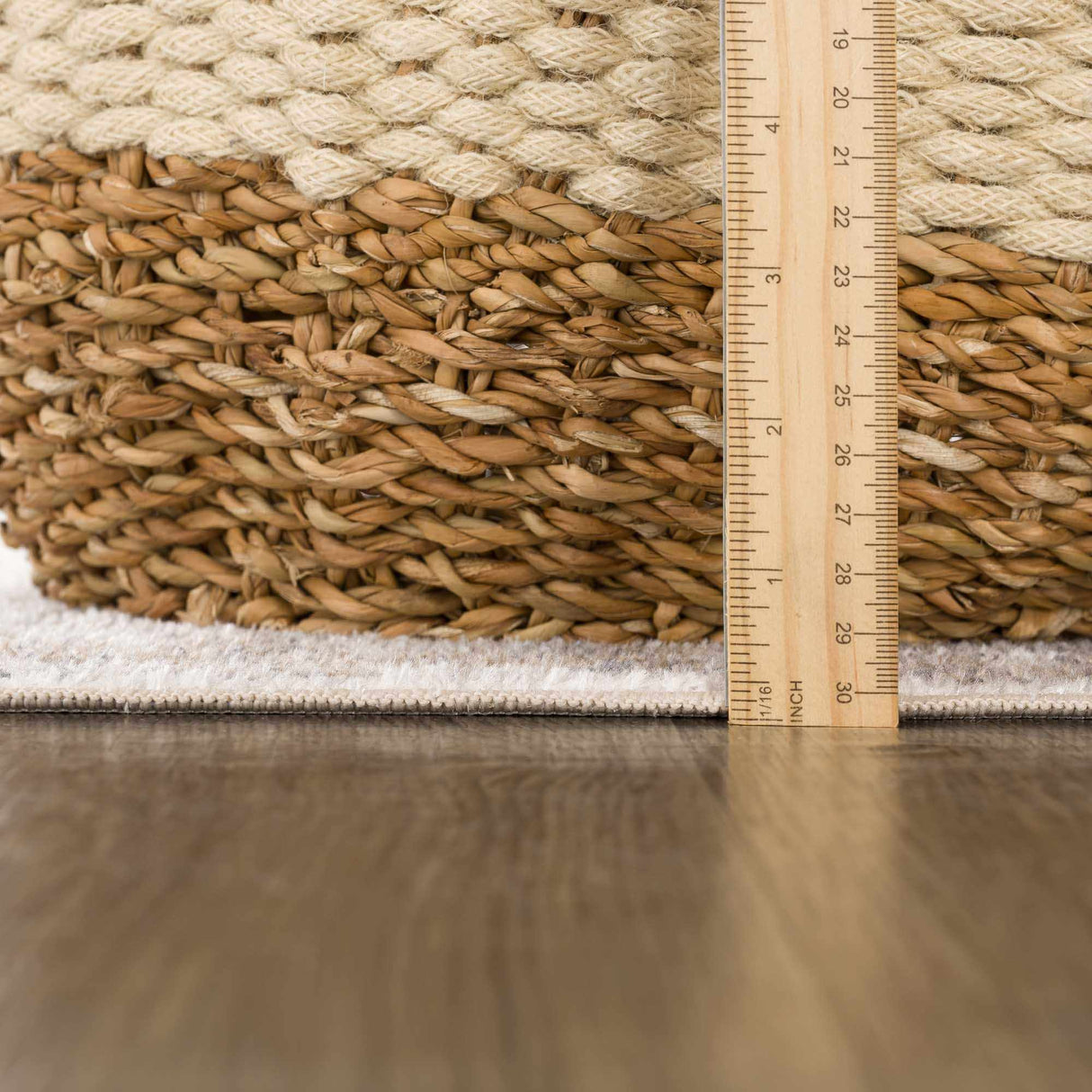 Blue Brown Hera Washable area rug