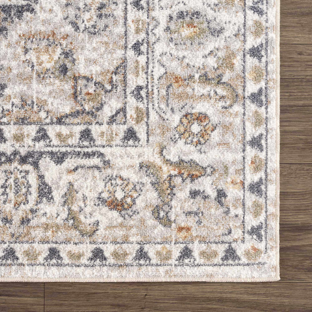 Cream Hiti Washable area rug