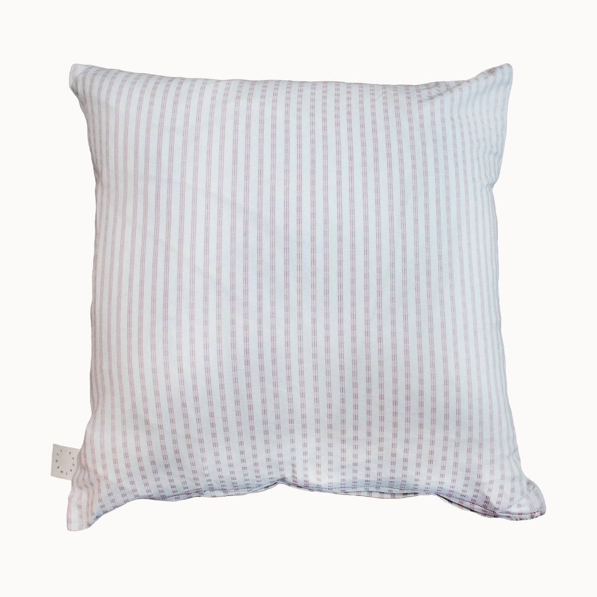 Cotton Percale Striped Pillow