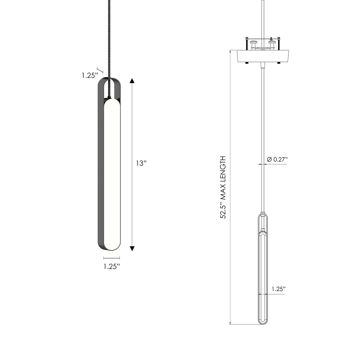 Highline LED Single Pendant Light