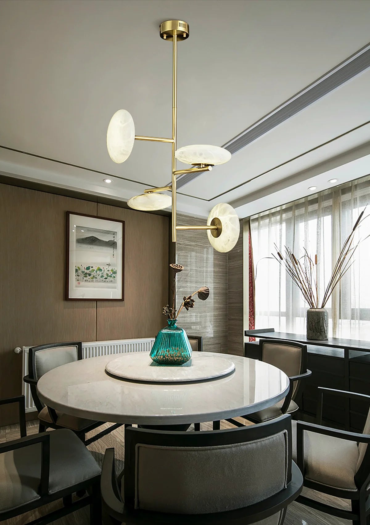 Light Luxury Alabaster Chandelier