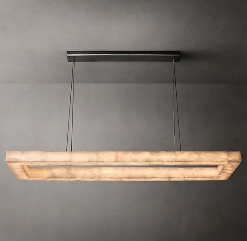 Liviji rectangular Chandelier 72"