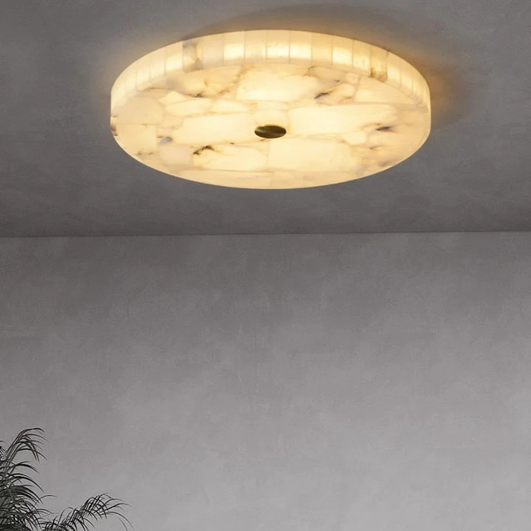Luminous Alabaster Ceiling Light