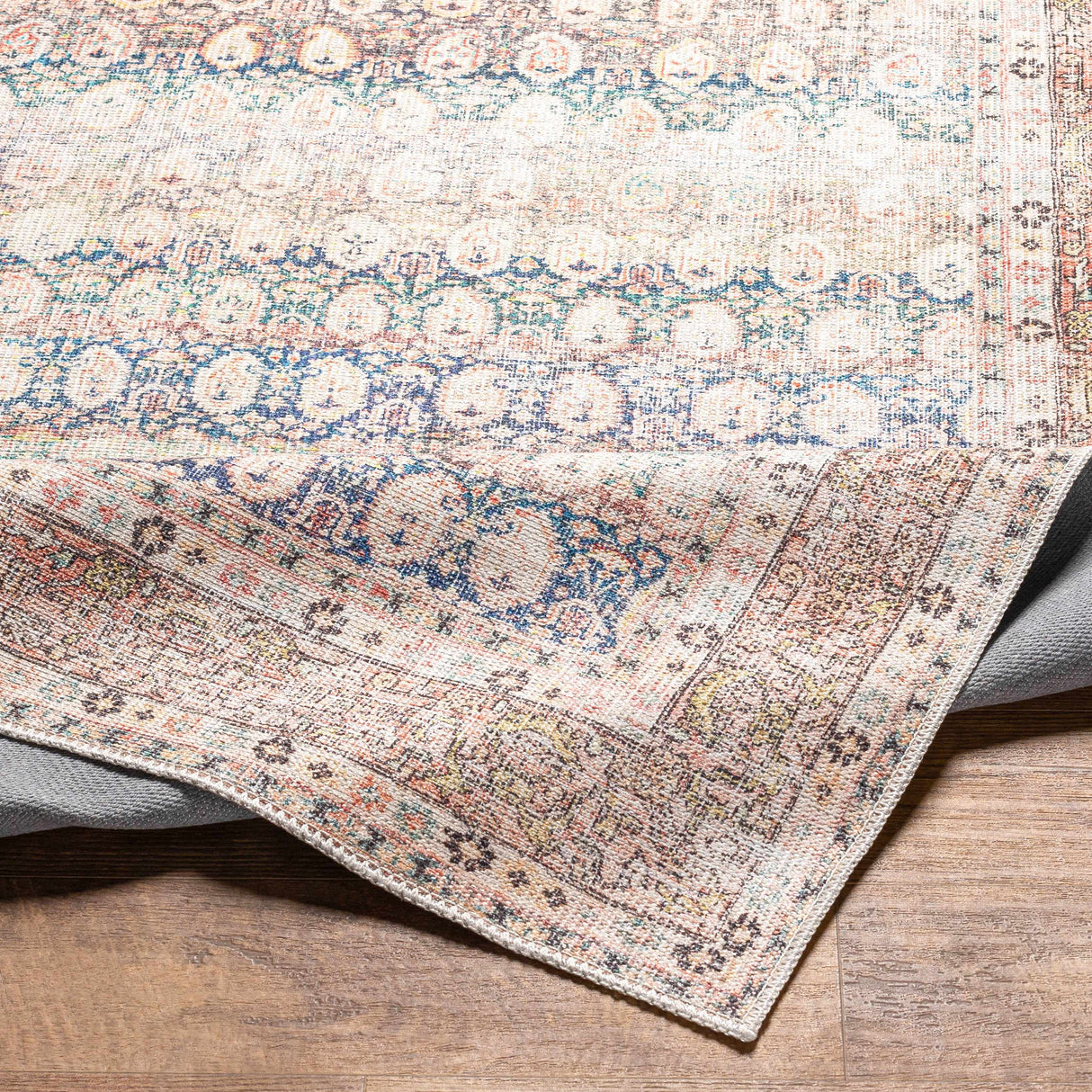 Maligaya Distressed Washable Rug - Clearance
