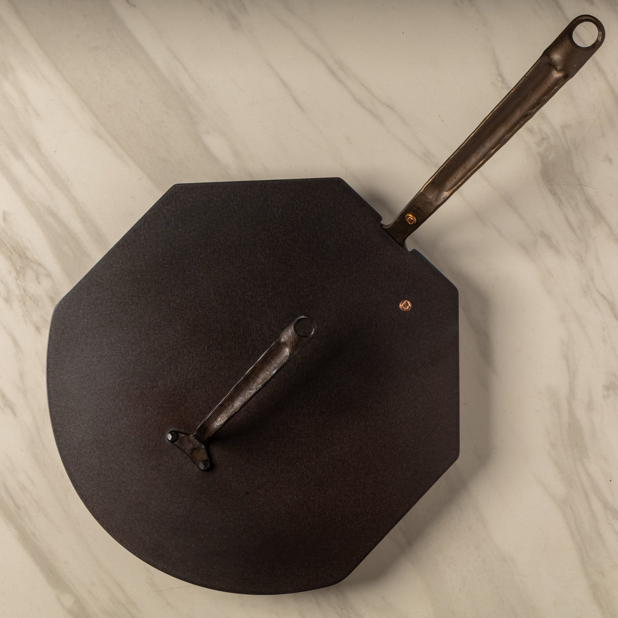 8",10",12" Hybrid Carbon Steel Skillets Set - Hand Forged