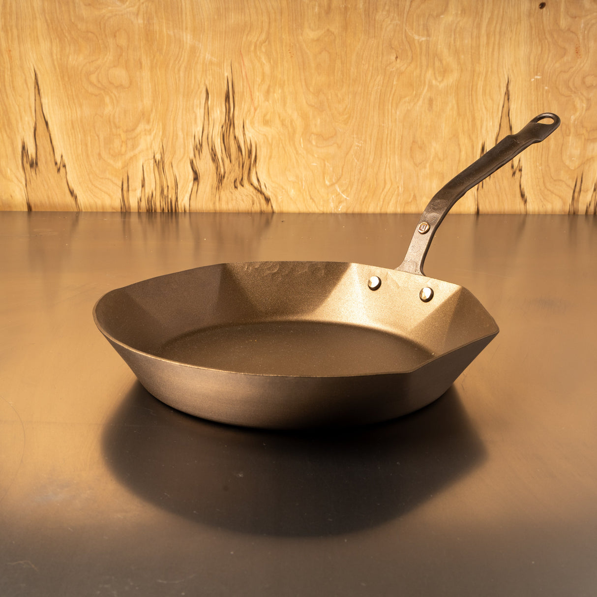 8",10",12" Hybrid Carbon Steel Skillets Set - Hand Forged
