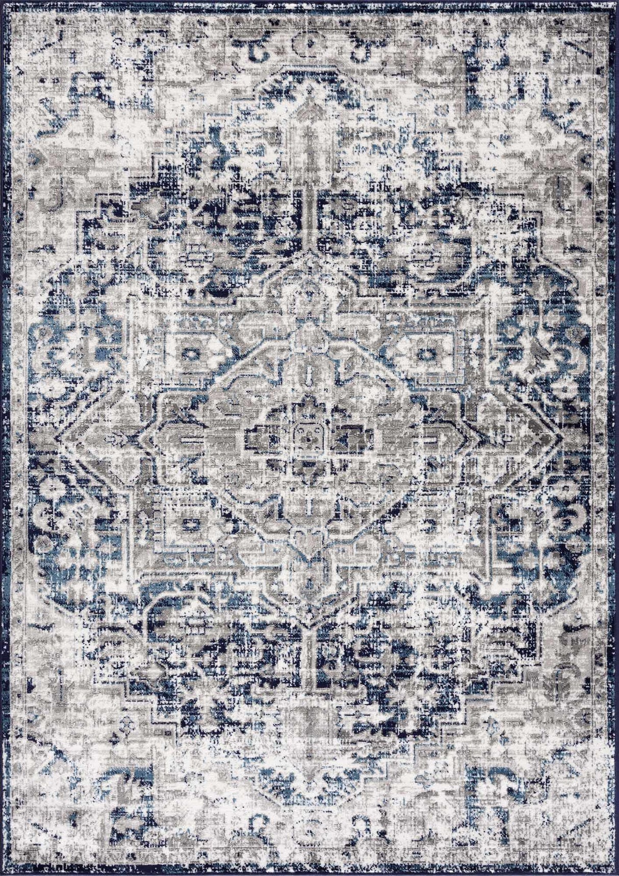Hauteloom Buenaventura Navy Area Rug - Promo