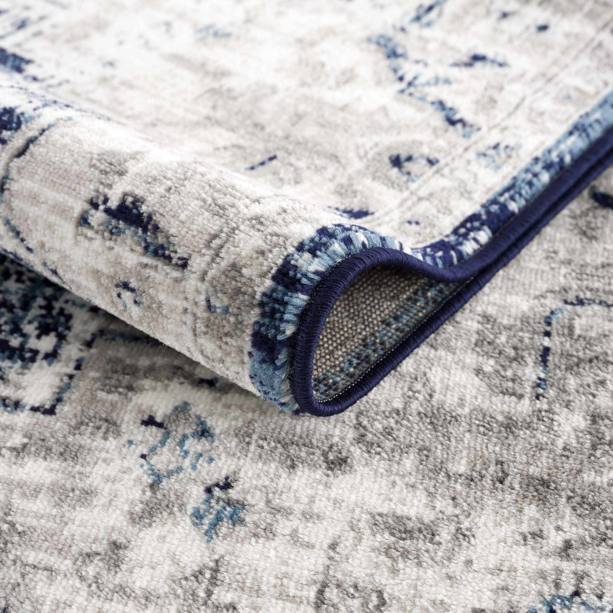 Hauteloom Buenaventura Navy Area Rug - Promo