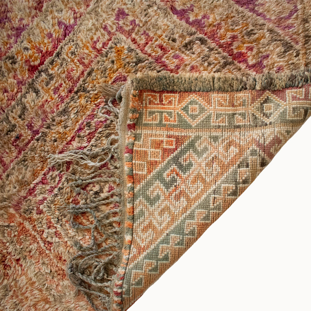 Bode Vintage Moroccan Marmoucha Rug | 7'1" x 14’7”