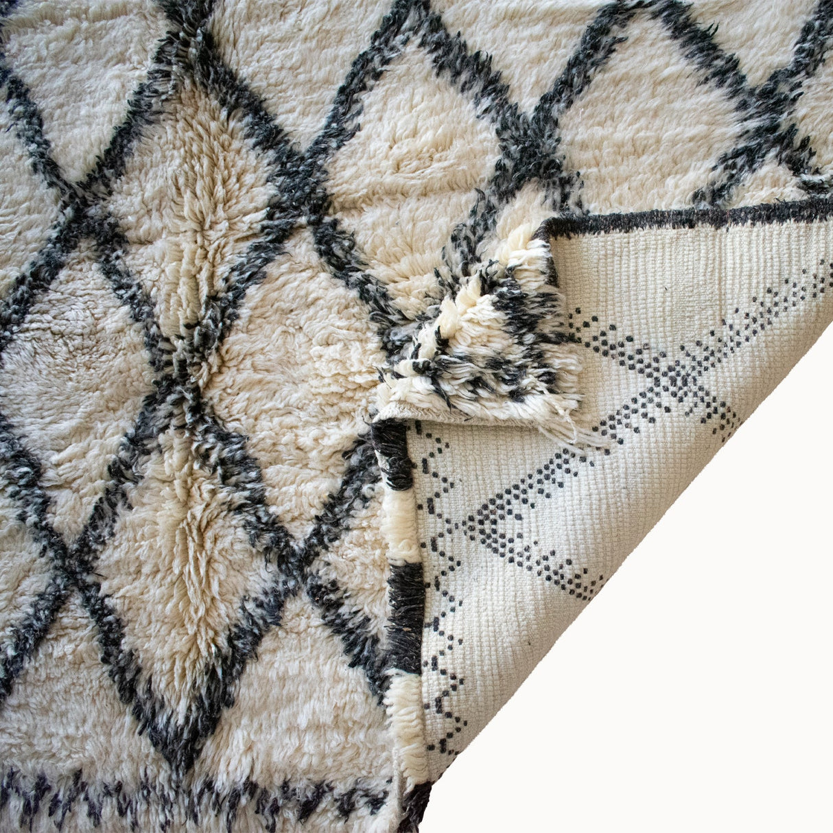 Elspeth Vintage Moroccan Beni Ourain Rug | 6' x 10'