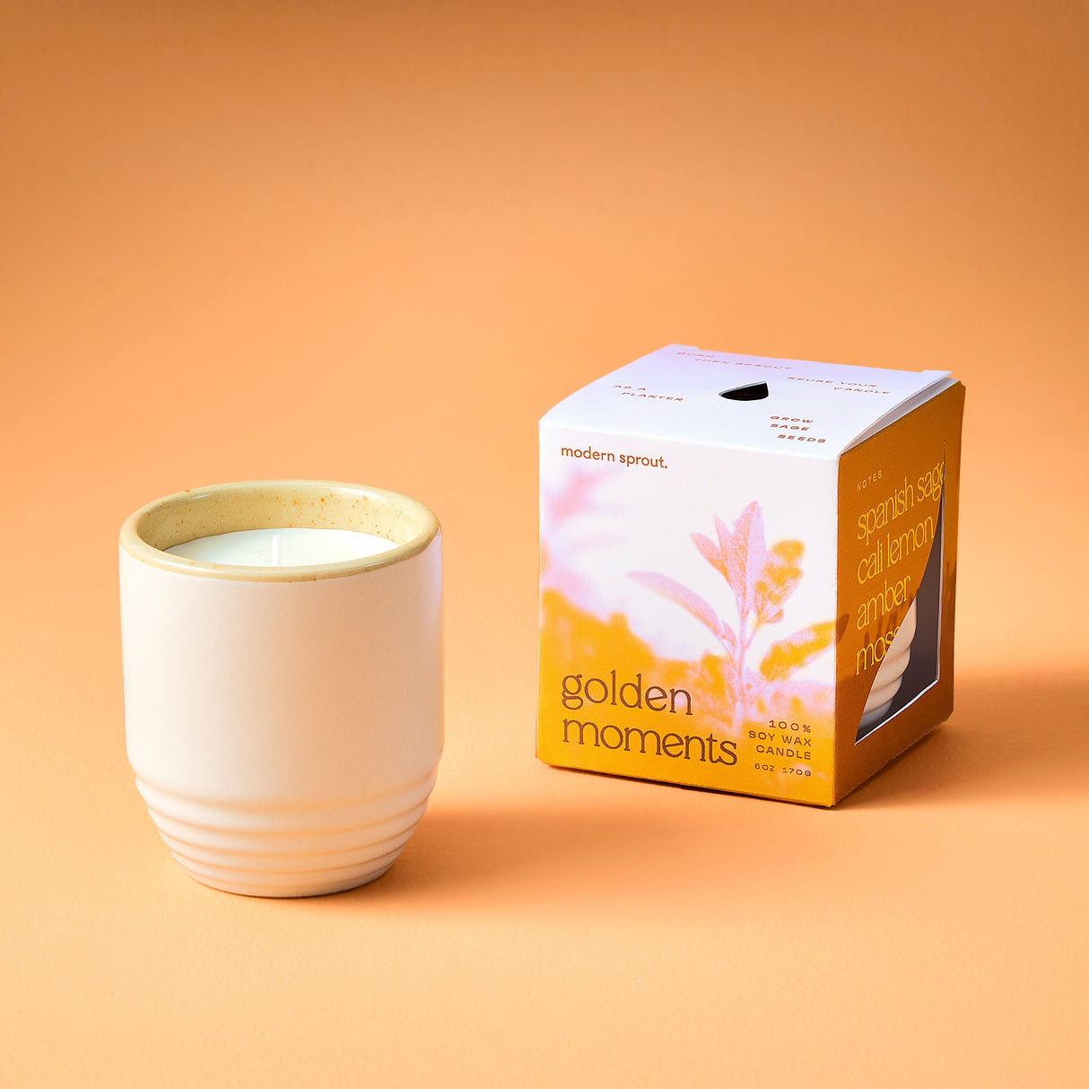 Garden Vibes Candle/Planter 2-in-1