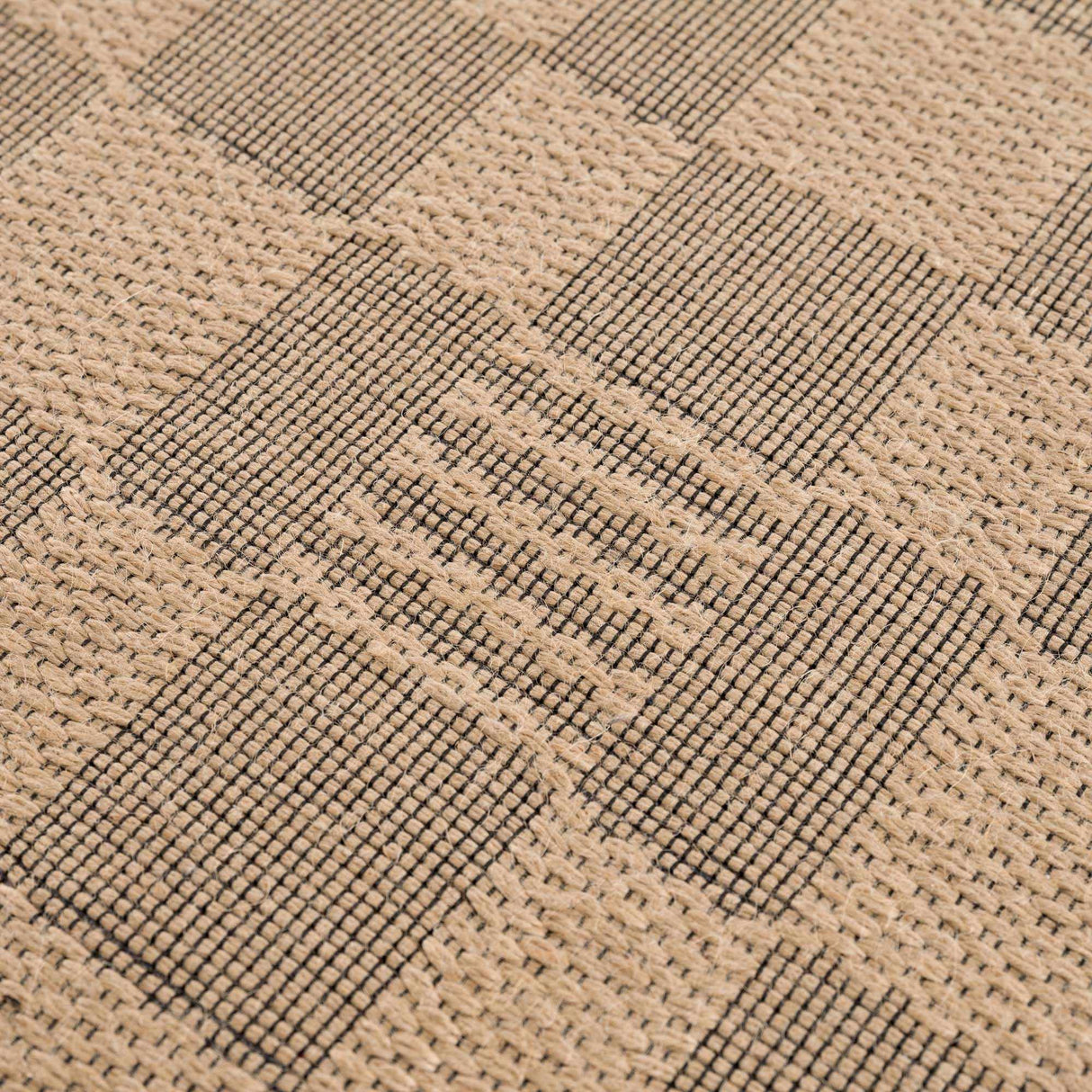 Nairi Checkered Washable Jute Rug