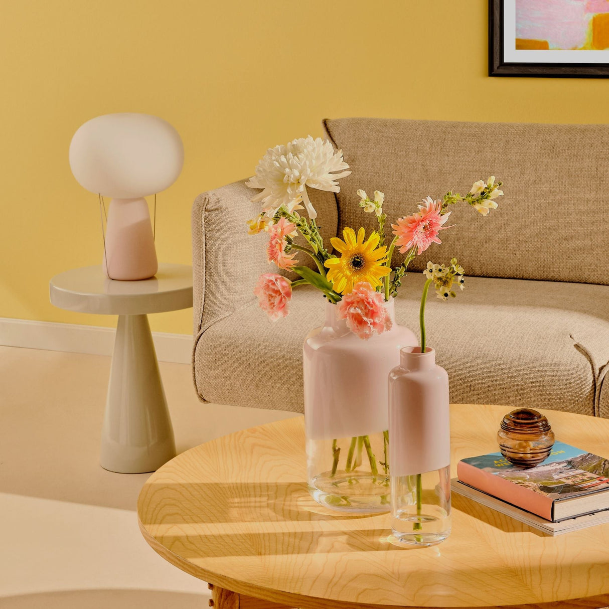 Blow Lamp with Opal Top