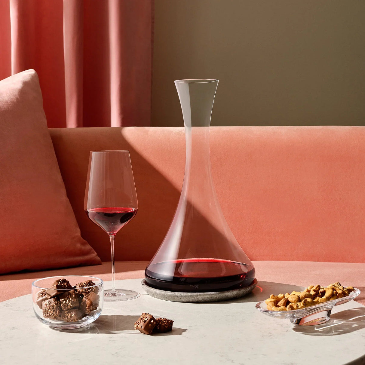 Jazz Wine Decanter with Marble Base