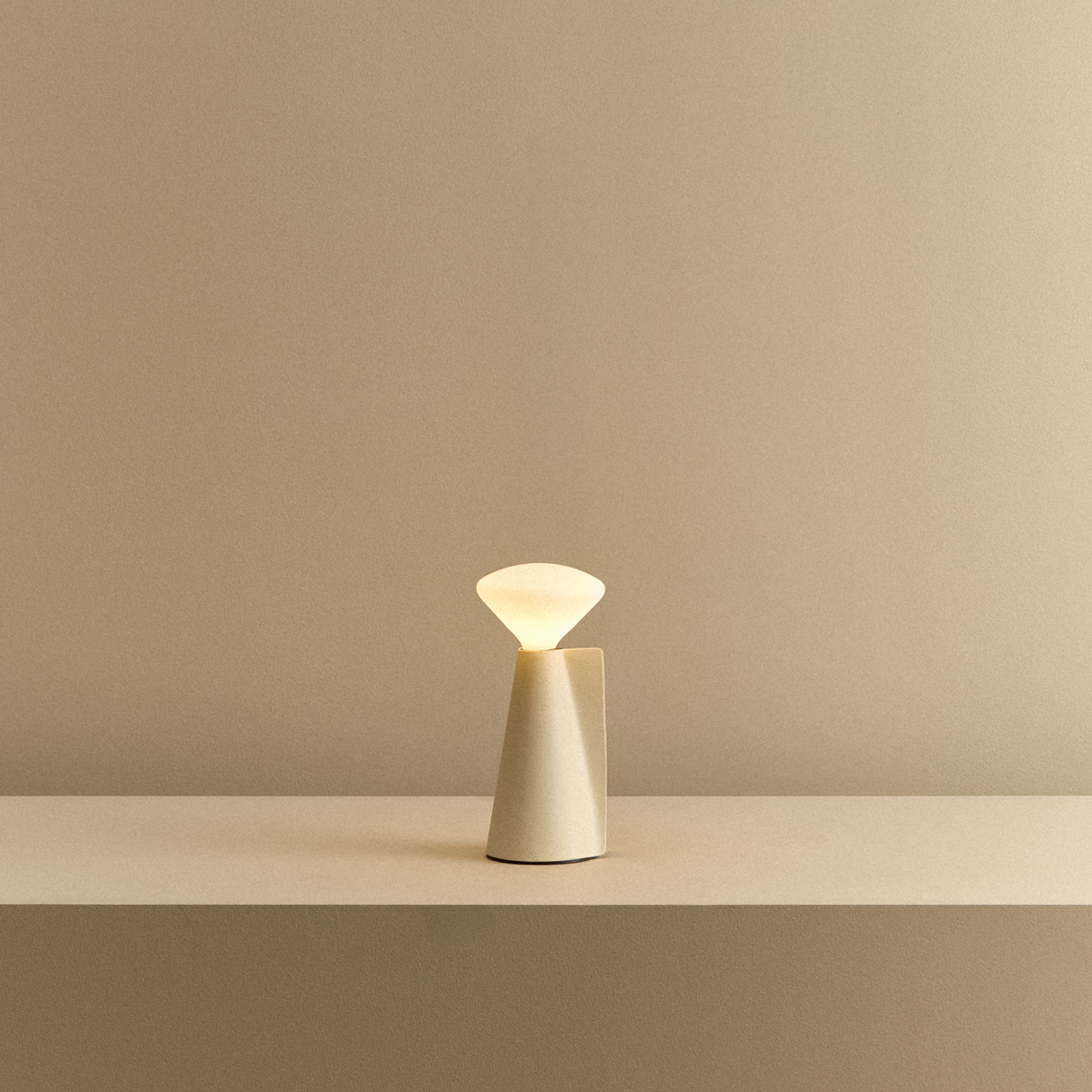 Mantle Portable Lamp in Stone White