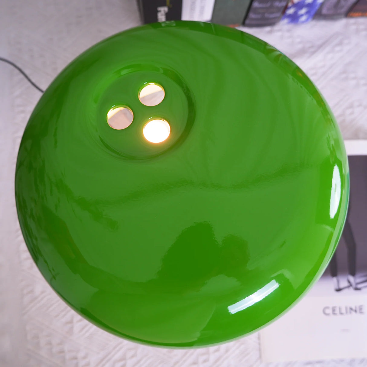 Marble Snoopy Glass Table Lamp