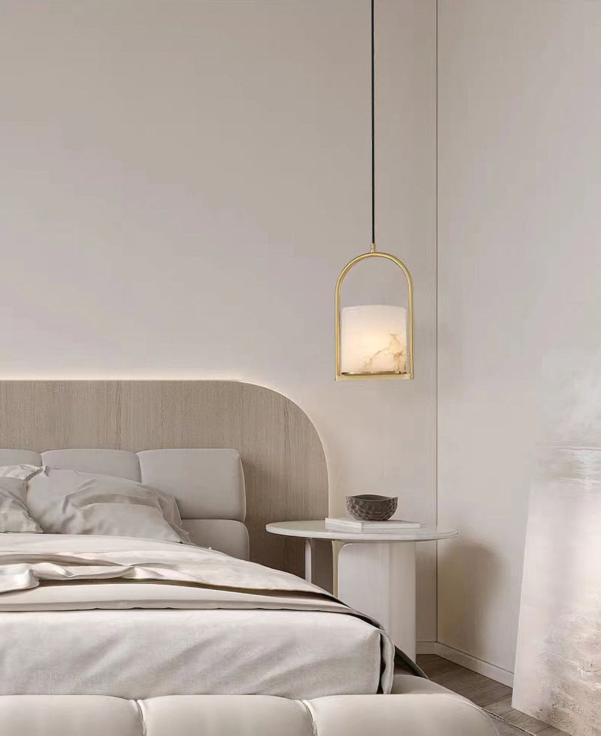 Marble Cylinder Pendant Light