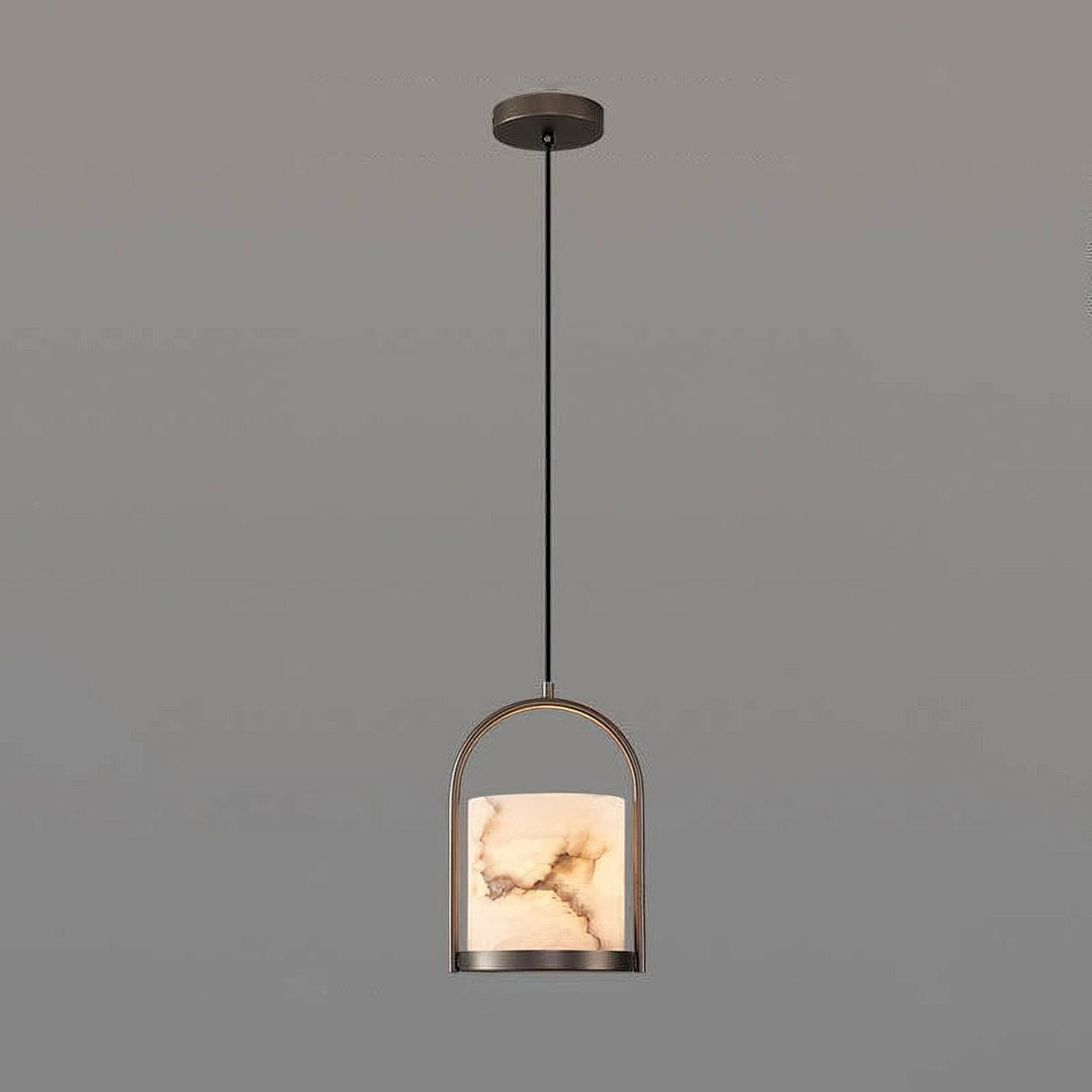 Marble Cylinder Pendant Light