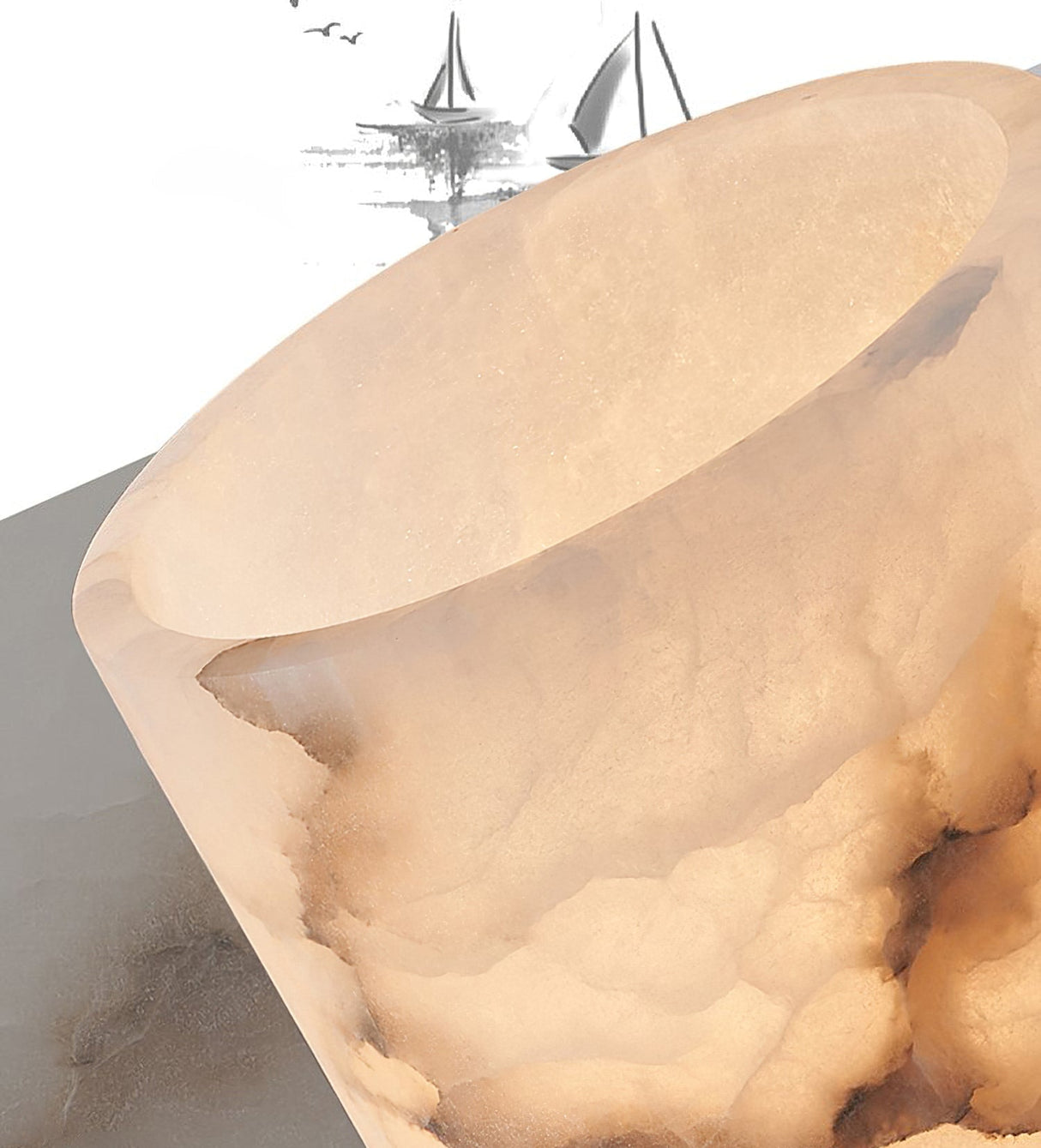 Marble Cylinder Pendant Light