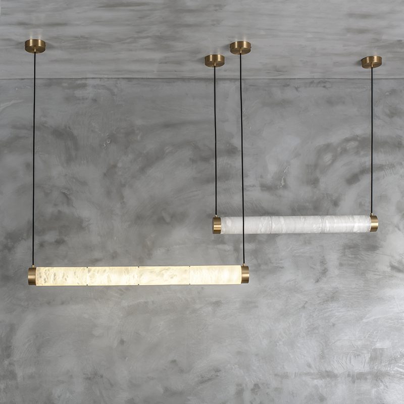 Marble Strip Pendant Lights