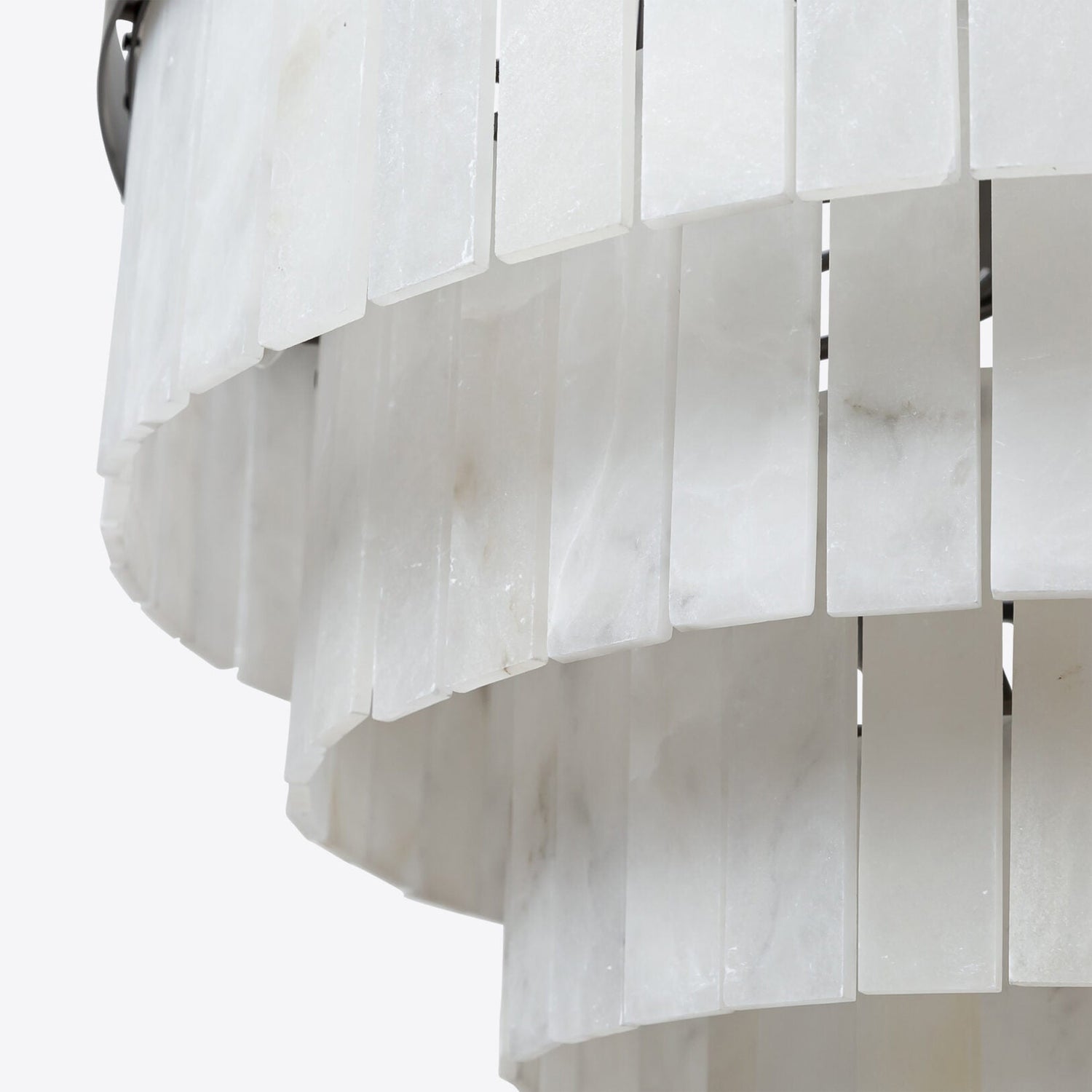 Alabaster Tiered Chandelier