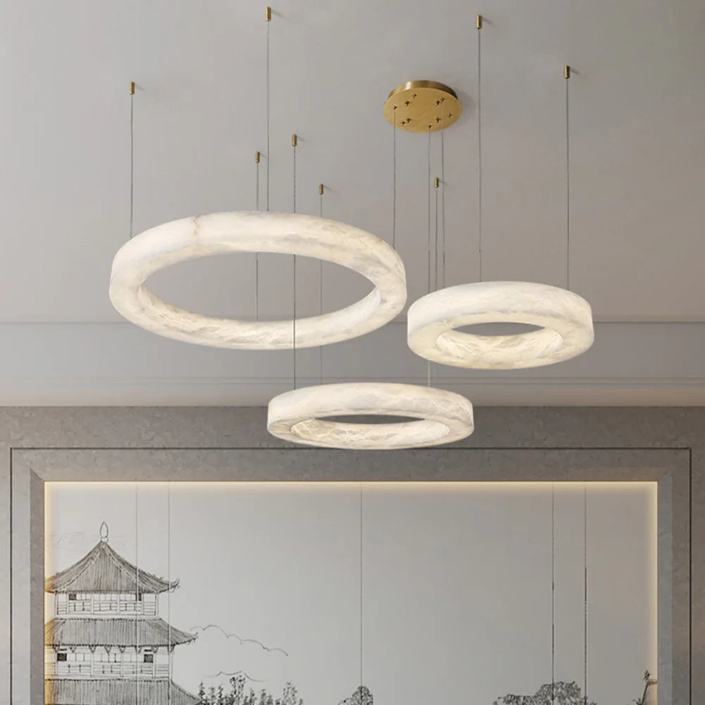 Marika Alabaster Chandelier
