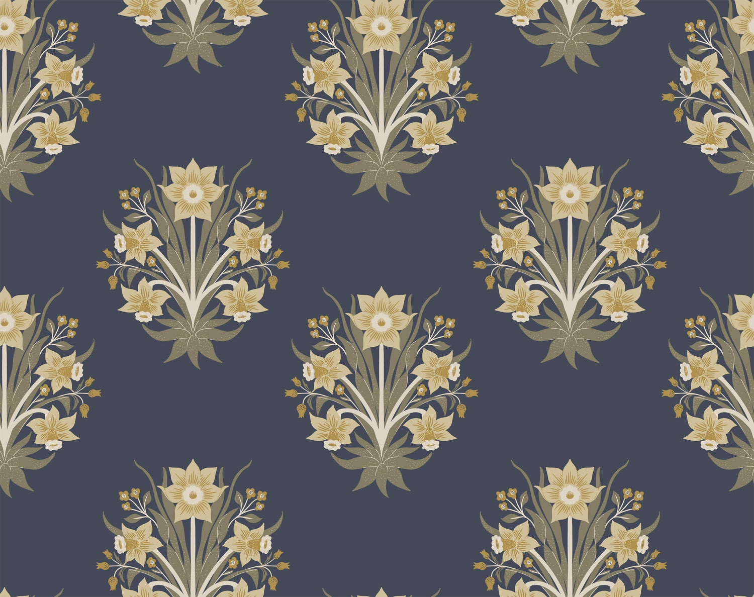 Elegant Daffodils Wallpaper - Exclusive Luxe
