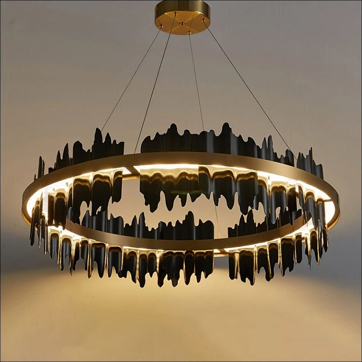 Midnight Shadow Chandelier