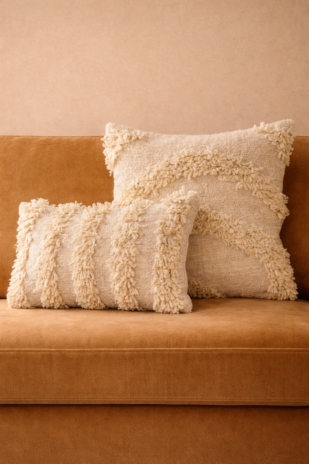 Miguel Wool Pillow Cover by Diego Olivero Studio