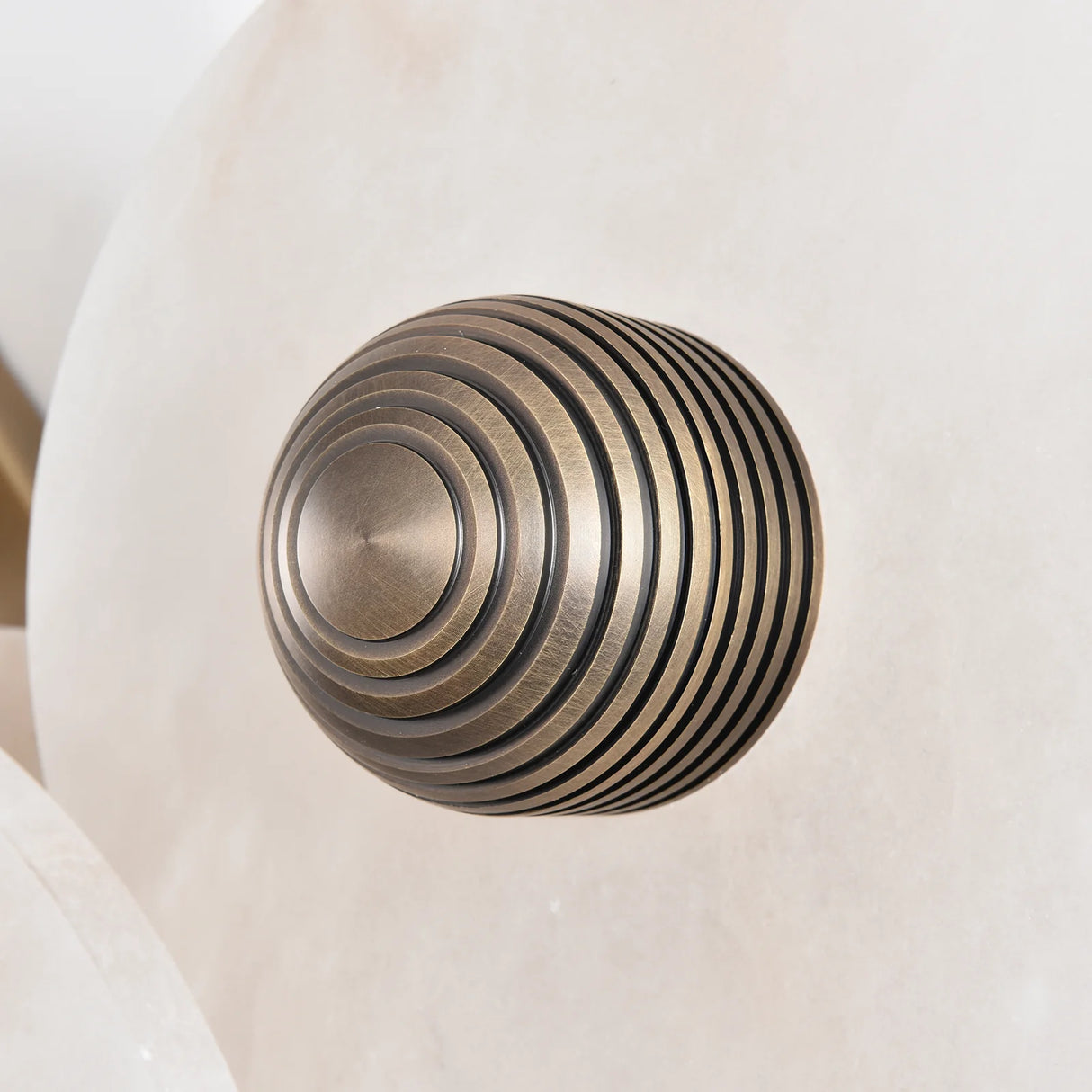 Modern Alabaster Round Wall Lamp