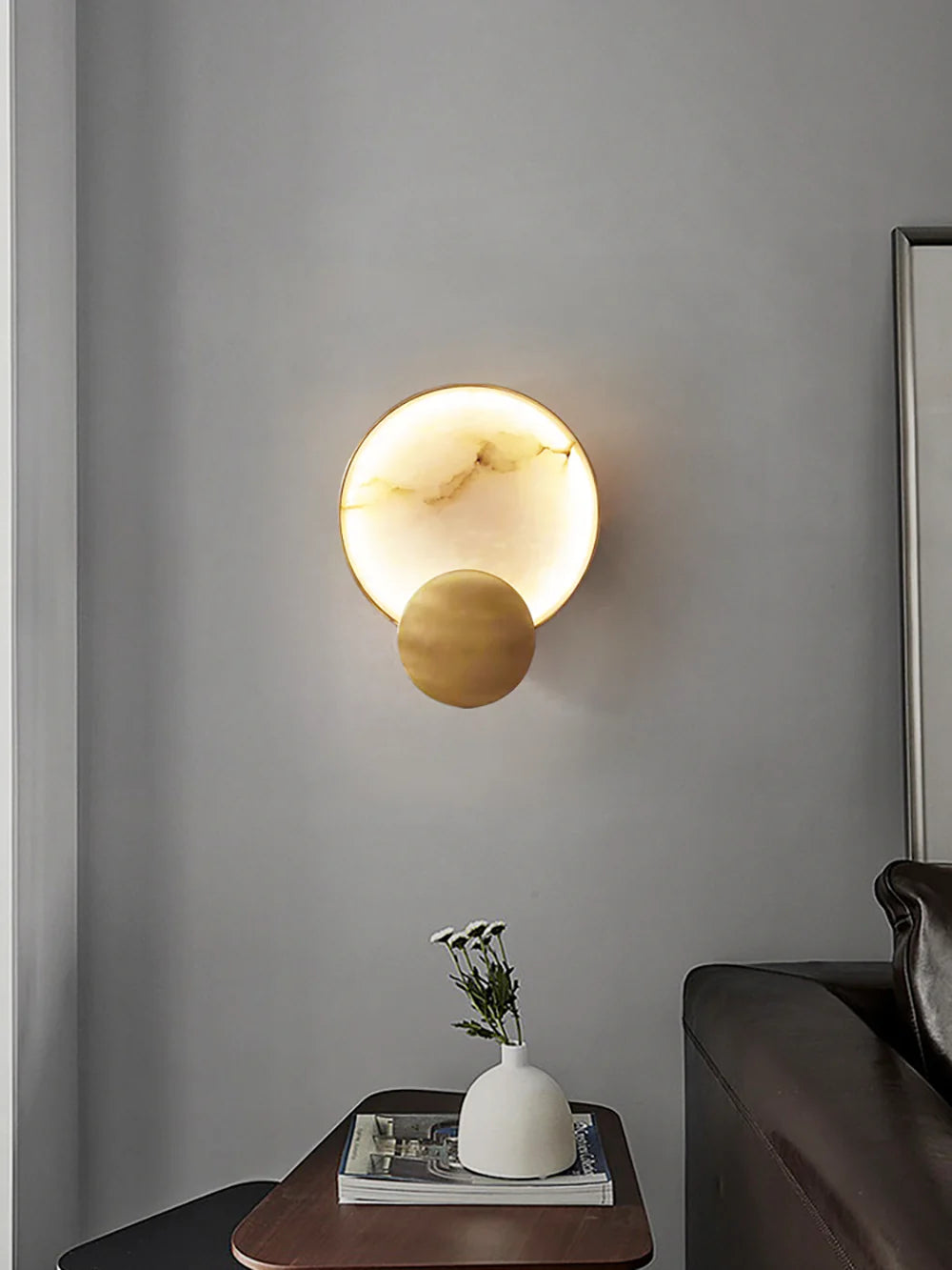 Modern Art Marble Wall Lamp