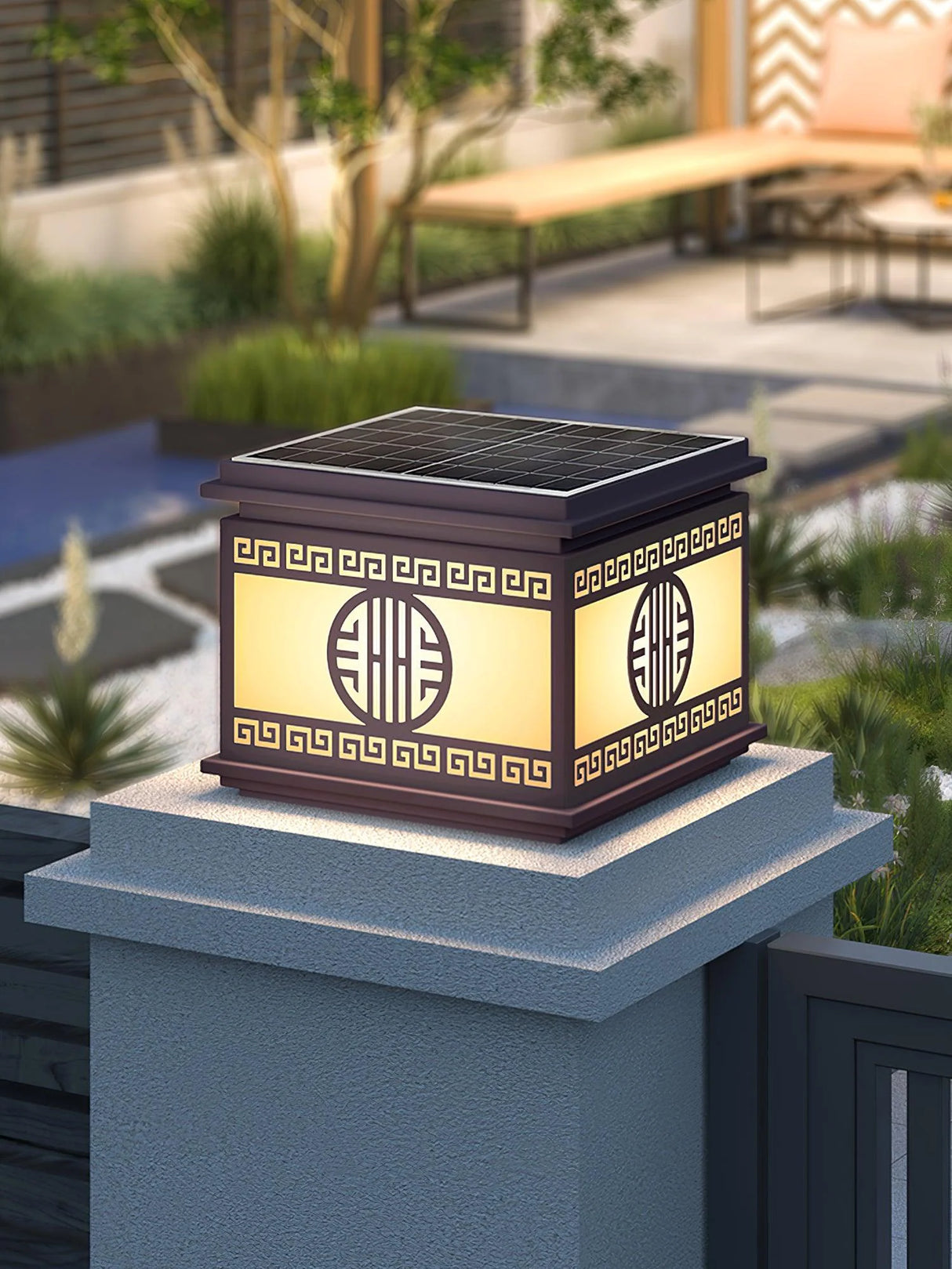 Modern Burano Outdoor Garden Light