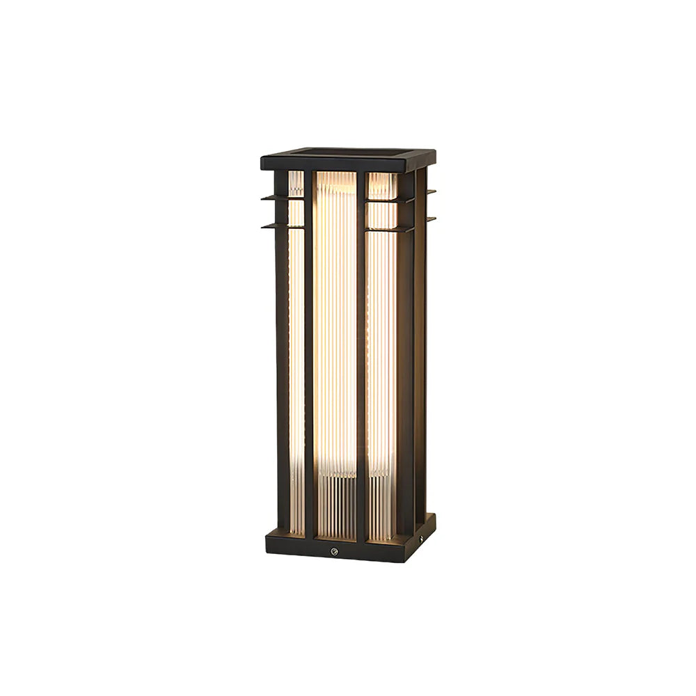 Modern Double Axis Outdoor Post Lamp