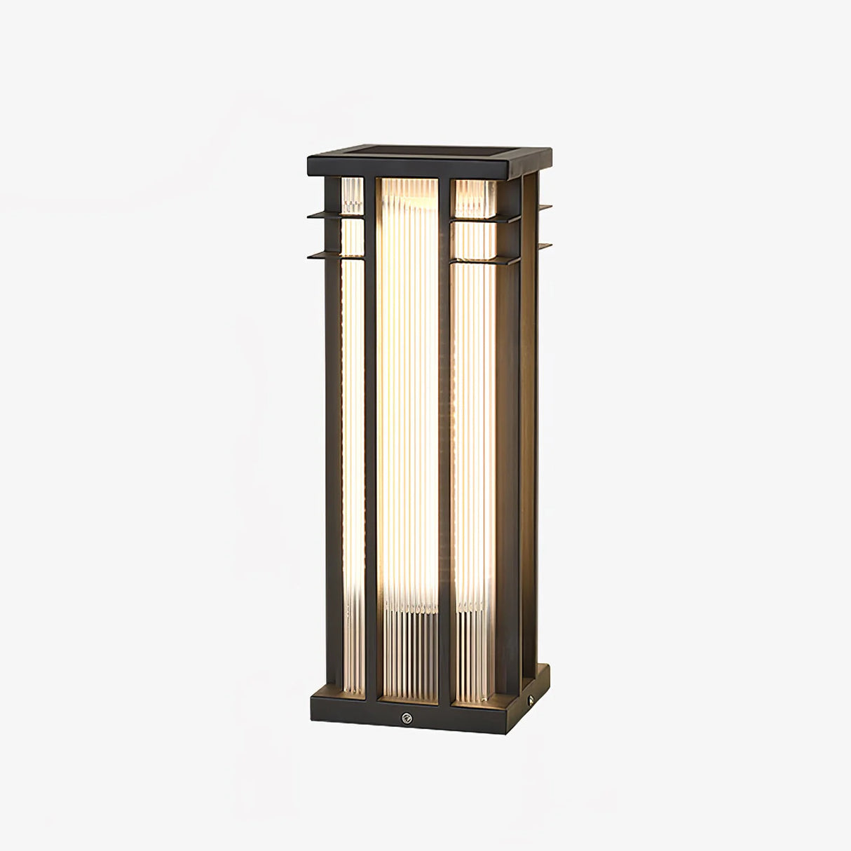 Modern Double Axis Outdoor Post Lamp