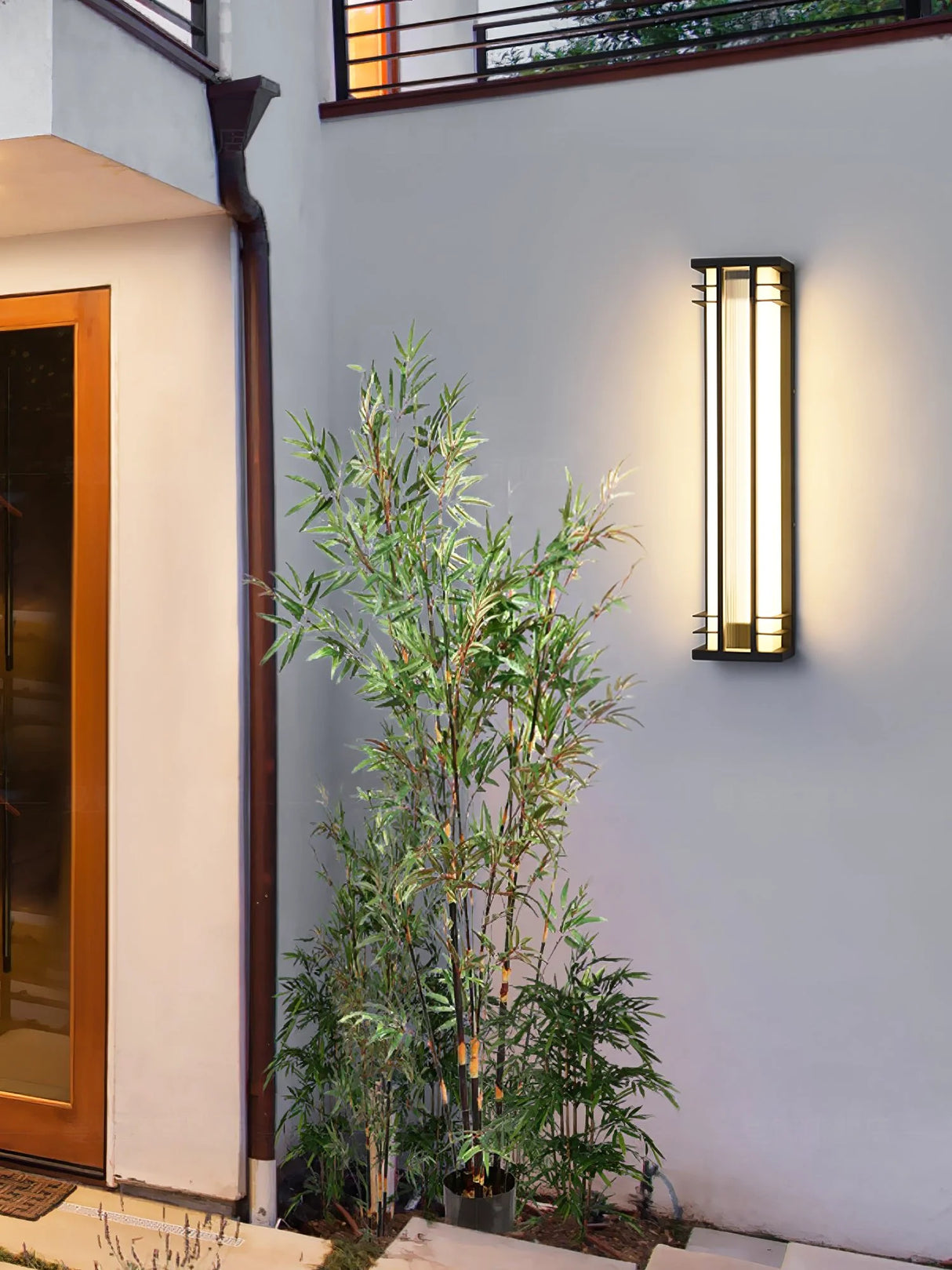 Double Axis Long Outdoor Wall Lamp
